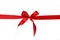 Red Gift Ribbon Bow