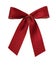 Red giftbow isolated