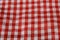 Red Gingham cloth