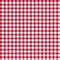 Red Gingham Seamless Pattern