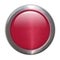 Red Glass Button - Blank
