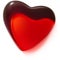 Red Glass Heart 03