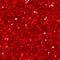 Red glitter texture for background. Seamless square texture.