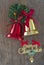 Red and Gloden christmas bells