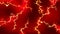 Red glowing background with hot lava cracks.