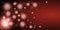 Red glowing coronavirus background.