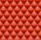 Red with Gold Quilted Leather Seamless Background