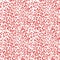 Red gradient on white leopard print seamless repeat pattern background