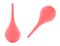 Red grain rubber nasal aspirator