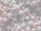 Red grape fruits, soft faded tone background