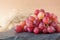 red grapes with nature backgrounds,fruit backgrounds