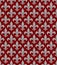 Red and Gray Fleur De Lis Textured Fabric Background