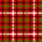 Red green and black tartan traditional fabric seamless pattern, vector