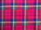 Red green blue and yellow tartan texture background