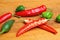 Red & Green Chili Peppers