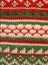 Red Green Knit Background