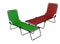 Red and green lounger