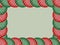 Red and Green Peppermint Border