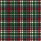 Red and Green Plaid Seamless Pattern