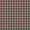 Red and Green Plaid Seamless Pattern