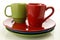 Red and Green Tableware