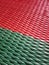 Red and green webbing texture