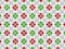 Red, Green and White plaid pattern with stripes Fur texture carpet design for use as a Christmas Holiday background or paper.