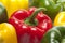 Red,green,yellow bell peppers