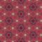 Red grenadine floral continuous pattern