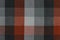 Red and grey Plaid Pattern on Fabric