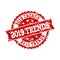 Red Grunge 2019 TRENDS Stamp Seal Watermark