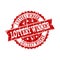 Red Grunge LOTTERY WINNER Stamp Seal Watermark