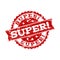 Red Grunge SUPER Stamp Seal Watermark