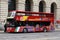 Red GÃ¼leryÃ¼z panorama double decker sightings tourist bus