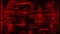 Red Hacker Digital Text Motion Graphic Background