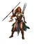 Red-haired girl warrior with a spear.