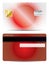 Red halftone credit card design