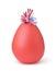Red handmade squishy stress ball balloon