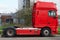 Red haulage truck