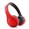 Red headphones