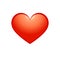 Red heart gradient icon