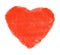 Red Heart Halftone raster texture. Vector Illustration