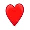 Red heart Large size icon for emoji smile