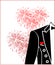 Red heart and tailcoat