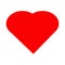 a red heart on a white background showing your love and attention