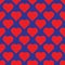 Red hearts on the navy blue background