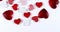 Red Hearts for Saint Valentine`s Day,