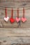 Red hearts Valentines Day decoration Love Romantic