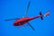 Red Helicopter on the Sky