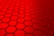 Red hexagon pattern - honeycomb concept